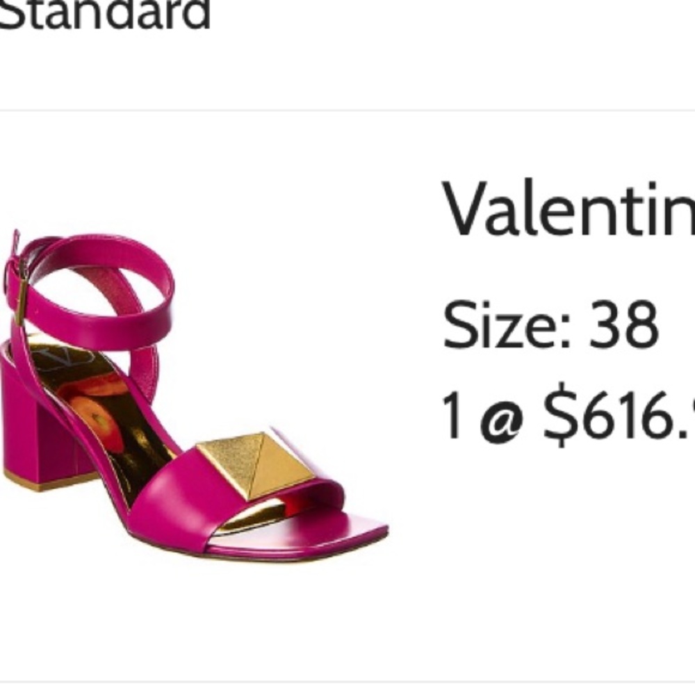 Valentino 60 mm stud sandal